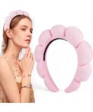 Bumobot Spa Headband for Face Washing & Makeup Removal - Padded Soft Hairband for Women & Girls - Pink - Buy Online on GoSupps.com
