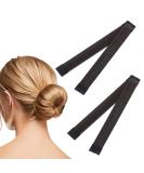 2 Pcs Dark Brown Magic Hair Bun Maker - Fast & Easy Donut Bun for Girls and Women - Buy Online on GoSupps.com