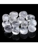 Clear Quartz Crystal Stones 100g - Natural Polished Tumbled Gemstones for Vase Filler & Reiki Energy - Buy Online on GoSupps.com