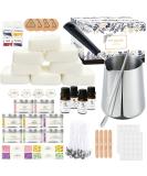 Candle Making Kit for Adults and Kids - Soy Wax, Fragrance Oils, Wicks, Dyes, Jars, Melting Pot - DIY Starter Scented Candle Making Craft Kit - Buy Online on GoSupps.com