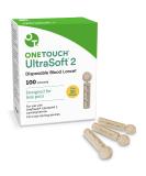 OneTouch Ultra Soft 2 Lancets - Fine 30G for Blood Testing | Compatible with Most Lancing Devices | 100 Diabetic Lancets for Blood Glucose Monitoring - Buy Online on GoSupps.com