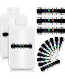12-Piece Urine Test Kit with Empty Bottles, Temperature Test Strip, Portable Travel Bottle & Thermometer Strip - Classic Style - Buy Online on GoSupps.com