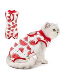 Lxwsin cat recovery suit pets protection clothing breathable cotton cat-recreational suit anti-licking cat physiological clothing for cats abdominal wounds weaning (m l) - Buy Online on GoSupps.com