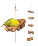 Cork chew rope - the perfect budgie toy and bird accessory for climbing and gnawing | Bird toys - Buy Online on GoSupps.com