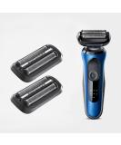 Buy Series 5 53B Electric Shaver Head Replacement | Compatible with Braun Series 5/6 | 2-Pack - Buy Online on GoSupps.com
