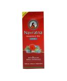 Navratna Ayurvedic Cool Oil - Herbal Relaxing Head Massage Oil for Headache & Body Ache Relief | 3.38 Fl Oz/100ml - Buy Online on GoSupps.com