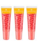 essence JUICY BOMB Shiny Lip Gloss No. 103 Proud Papaya Orange Shiny Shimmer Radiant Fresh Vegan Alcohol Free Pack of 3 x 10 ml 103 Proud Papaya 10 ml (Pack of 3) - Buy Online on GoSupps.com