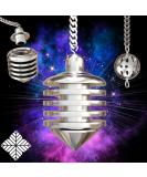 Buy Radiesthesia Pendulum ULTRA-SENSORIELL - Silver-Plated Brass Esoteric Oracle Pendulum for Accurate Readings | International Shipping - Buy Online on GoSupps.com