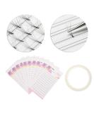 10 Eyelash Extension Storage Cards | Double-Sided Adhesive Makeup Display for False Eyelashes - Buy Online on GoSupps.com