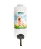 Lixit Wide Mouth Water Bottles for Dogs - 900ml (32oz) - Ideal for Small & Large Dogs - White/Opulent Garden - International Shipping Available - Buy Online on GoSupps.com