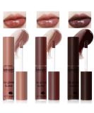 Shop Hydrating Lip Butter Gloss - 3 Colors Nourishing Tinted Lip Care Non-Sticky Long Lasting Plumper Oil | International Shipping Available - Buy Online on GoSupps.com