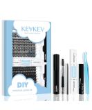 D-Mix DIY Lash Extension Kit - 360 Pcs 30D+50D Clusters, 10-16 Mix Length Individual Lashes with Bond, Seal, Glue Remover - Overnighter Seal for DIY Eyelash Extensions - Buy Online on GoSupps.com