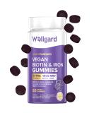 Biotin Hair Growth Gummies | Wellgard Vegan Biotin Supplements | Chewable B7 Vitamins | Mixed Berry Flavour - Buy Online on GoSupps.com