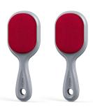 VASSON Lint Brush Set - Double-Sided Travel Velvet Lint Brush for Clothes - 2 Pack | Perfect for Pet Hair Removal & Clothing Care - Buy Online on GoSupps.com