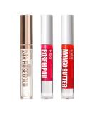 Kiss New York 3 PACK Lip Oil Gloss - Hydrating Non-Sticky Lip Oil Set - 100% Natural Oils - Lightweight Moisturizing Formula (Rosegold, Rosehip, Mango Butter) - Buy Online on GoSupps.com