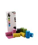 Buy Kruuse Fun-Flex Self-Adhering Elastic Pet Bandage - 10cm x 4.5m 10 Pieces | Durable Breathable & High Strength - Buy Online on GoSupps.com