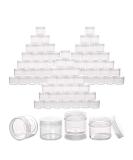 100 Clear Plastic 20g Sample Cosmetic Jars with Leak-Proof Lids - Lip Balm Containers - Buy Online on GoSupps.com
