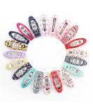 20Pcs 2 Inch No Slip Snap Hair Clips Ribbon Wrapped Barrettes for Girls, Toddlers, Kids, Women - Hair Accessories - Buy Online on GoSupps.com