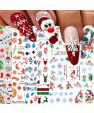 Christmas Nail Art Stickers - Festive Snowflake Decals for Xmas Nail Decor (8 Sheets) - Buy Online on GoSupps.com