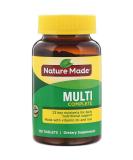 Nature Made Multi Complete 130 Tablets - Essential Daily Vitamins & Minerals - Buy Online on GoSupps.com