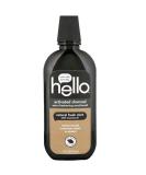Hello Activated Charcoal Mouthwash - Fresh Mint | 16 fl oz Natural Oral Care - Buy Online on GoSupps.com