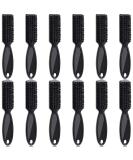 Barber Blade Cleaning Brush Set - 12 Nylon Scrub Brushes (Black) - Buy Online on GoSupps.com