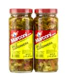 Marconi Mild Giardiniera 16oz (Pack of 2) - Delicious Italian Pickled Vegetables - Buy Online on GoSupps.com