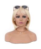 PVC Mannequin Head Bust Stand for Wigs - 16.5 Inch Caucasian | PMH-DB7645 - Buy Online on GoSupps.com
