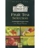 Ahmad Tea Fruit Tea Selection of 4 Black Fruit-Flavoured Teas - 20 Teabags - Buy Online on GoSupps.com