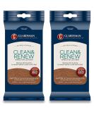 Guardsman Clean & Renew Leather Wipes - 20 Count (2 Pack) | Removes Dirt & Grime | Ideal for Leather Furniture & Car Interiors - Buy Online on GoSupps.com