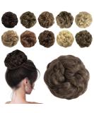 Shop Sofeiyan Hair Part Tendrils & Updos - Wavy Messy Chignon Hair Extensions for Women in Medium Brown & Light Chestnut Brown (40g) - Buy Online on GoSupps.com