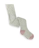 Non-Slip Super Soft Ribbed Baby and Toddler Girls Tights - Cozy Winter Warm Anti-Skid Tights for Active Children | 6-12 Months | Grey Marl - Buy Online on GoSupps.com