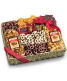 Chocolate Caramel and Crunch Grand Gift Basket for Christmas, Holiday, Snack, Business, Office and Family All Occasions Basket - Buy Online on GoSupps.com