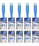 Pet Hair Lint Roller Set - 900 Extra Sticky Sheets, 5 Handles, 10 Refills - Portable Travel Size for Clothes, Furniture, Dog & Cat Hair Removal - Buy Online on GoSupps.com