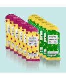 Lecka Energy Gel - Mixed Flavours (12 Pack) | Natural Energy & Electrolytes for Endurance Made with Real Fruits & Basil Seeds - Buy Online on GoSupps.com