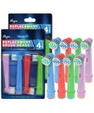 8-Pack Kids Colorful Replacement Toothbrush Heads for Oral B Braun Electric Toothbrush | Soft Bristles, Small Heads | Compatible with Oralb Pro 1000, Triumph, Clean io, Cross+ | Dental Care Accessories - Buy Online on GoSupps.com