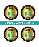 TeaZa Herbal Energy Pouches - Wintergreen with Caffeine (4 Pack) - Nicotine and Tobacco Free Herbal Snuff - Refreshing Tobacco Alternative - Buy Online on GoSupps.com