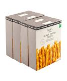 M&S Marks & Spencer Black Pepper Twists All Butter Puff Pastry with Sea Salt Made in France 500g (4 x 125g) - Buy Online on GoSupps.com