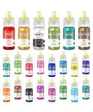 Buy 22 Colors Food Gel for Baking & Crafts | Sugar-Free Vibrant Concentrated Food Coloring - Ideal for Cakes Cookies Macarons & More - 6ml Each - Buy Online on GoSupps.com