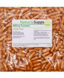 NaturPlus Turmeric Capsules high Strength with Black Pepper 600mg 365 Capsules**G - Buy Online on GoSupps.com