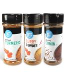 Happy Belly Indian Curry Spices Set - Curry Powder, Turmeric, Cumin | Authentic Flavorful Blend - Buy Online on GoSupps.com