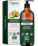 Cliganic Organic Avocado Oil - 100% Pure (8oz) | Nourishing Skin & Hair Care - Buy Online on GoSupps.com