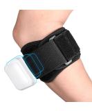 MOONSMILE Tennis Elbow Brace - Neoprene Support Strap with Compression Pad for Tendonitis, Golfers Elbow, Forearm Pain Relief - Men and Women (Black) - Buy Online on GoSupps.com
