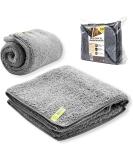 Buy Mascot Dog Towel Set (2-Pack) - Maximum Suction Power Dirt Magnet Fibers XXL Size (50x100 cm) - Perfect for Pfoten & Fur Cleaning - Buy Online on GoSupps.com