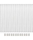 Vincita 36 Pieces 14G Bicycle Stainless Steel Spokes 254mm - 294mm with Brass Nipples for MTB, Ebike, Trekking, City Bikes - Replacement/Repair Spokes 266mm - Buy Online on GoSupps.com