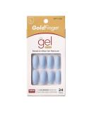 Gold Finger Full Cover Gel Manicure Nails Long Length - GFC06 - Buy Online on GoSupps.com