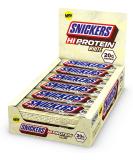Snickers Hi-Protein White Bar 12x57g | 20g Protein | Delicious Protein Bars | Buy Online Internationally - Buy Online on GoSupps.com