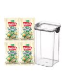 4 Packs Of 193g Old Fashioned Sweets - Lovely Hard Boiled Buttery Murray Mints Mulitpack Sweets Suitable for Vegetarians Bundled with Air Tight Food Storage Container For Your Sweet Tubs - Buy Online on GoSupps.com