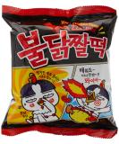 Samyang Hot Chicken Flavour Zzaldduck Snack (Topokki Shape) 120g - Buy Online on GoSupps.com