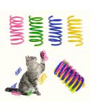 AGYM Cat Spring Toys, Available in 60 or 30 Packs for Indoor Cats, Colorful & Durable Plastic Spring Coils Attract Cats to Swat, Bite, Hunt, Interactive Spring Toys for Cats and Kittens - Buy Online on GoSupps.com